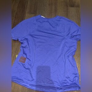 Purple Lululemon cropped top